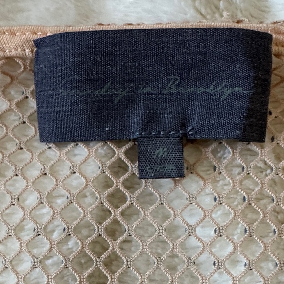 Mesh Beaded Short Sleeve Top - Picture 2 of 7